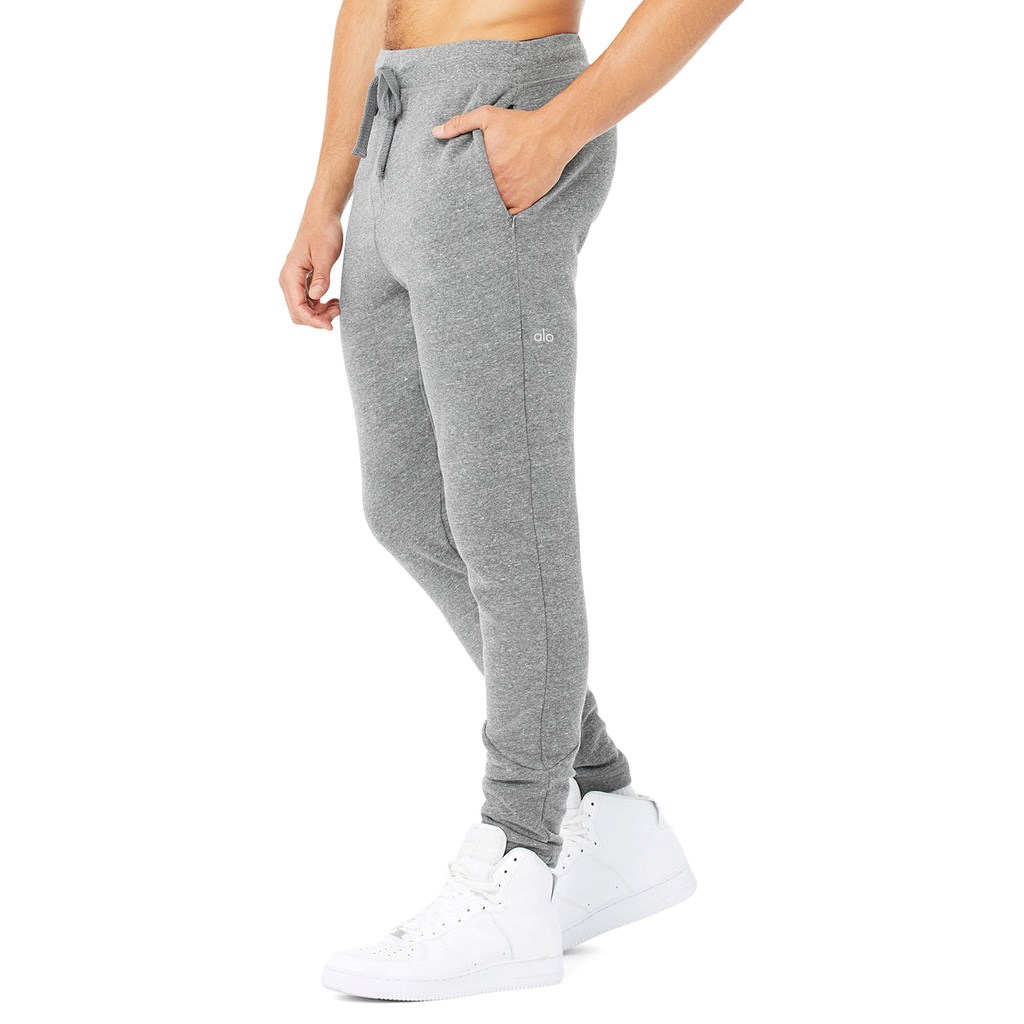 Pantalones Deportivos Alo Yoga The Triumph Hombre Grises | SDBM59016