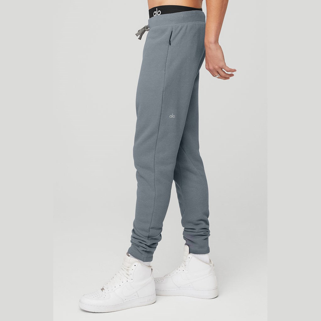 Pantalones Deportivos Alo Yoga The Triumph Hombre Azules | YRSA80591