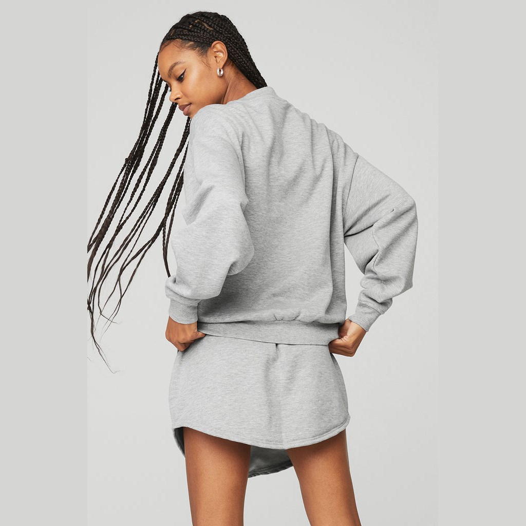 Pullover Alo Yoga Accolade Crew Neck Mujer Grises | GKBT79356