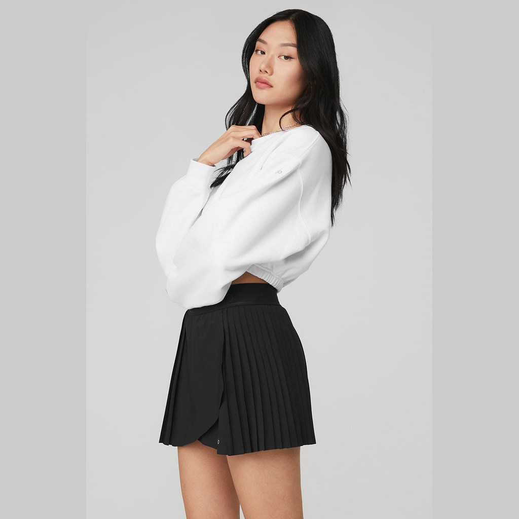 Pullover Alo Yoga Devotion Crew Neck Mujer Blancos | DZIY07415