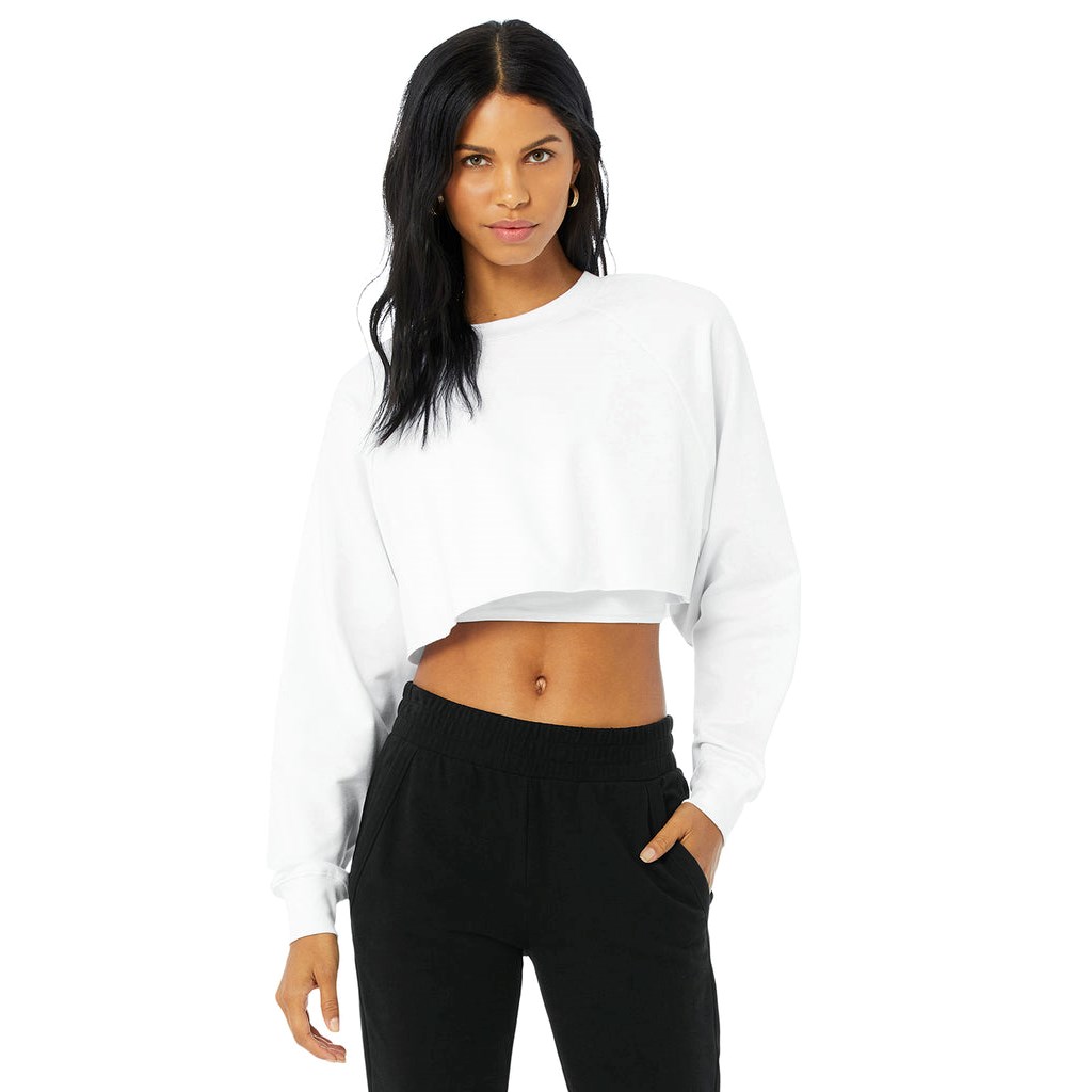 Pullover Alo Yoga Double Take Mujer Blancos | NXZP52149