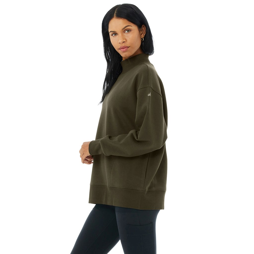 Pullover Alo Yoga Refresh Mujer Verdes | ZRXD21405