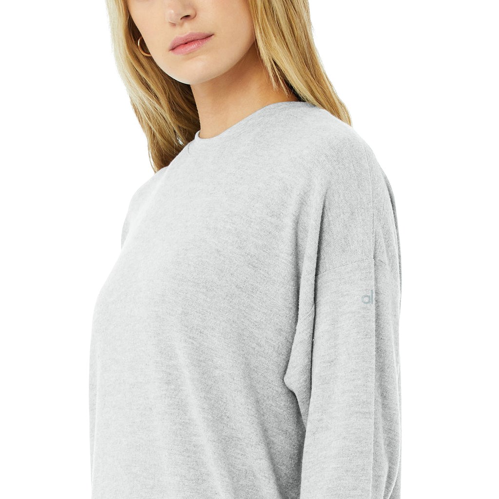 Pullover Alo Yoga Soho Mujer Grises | GSUR47023