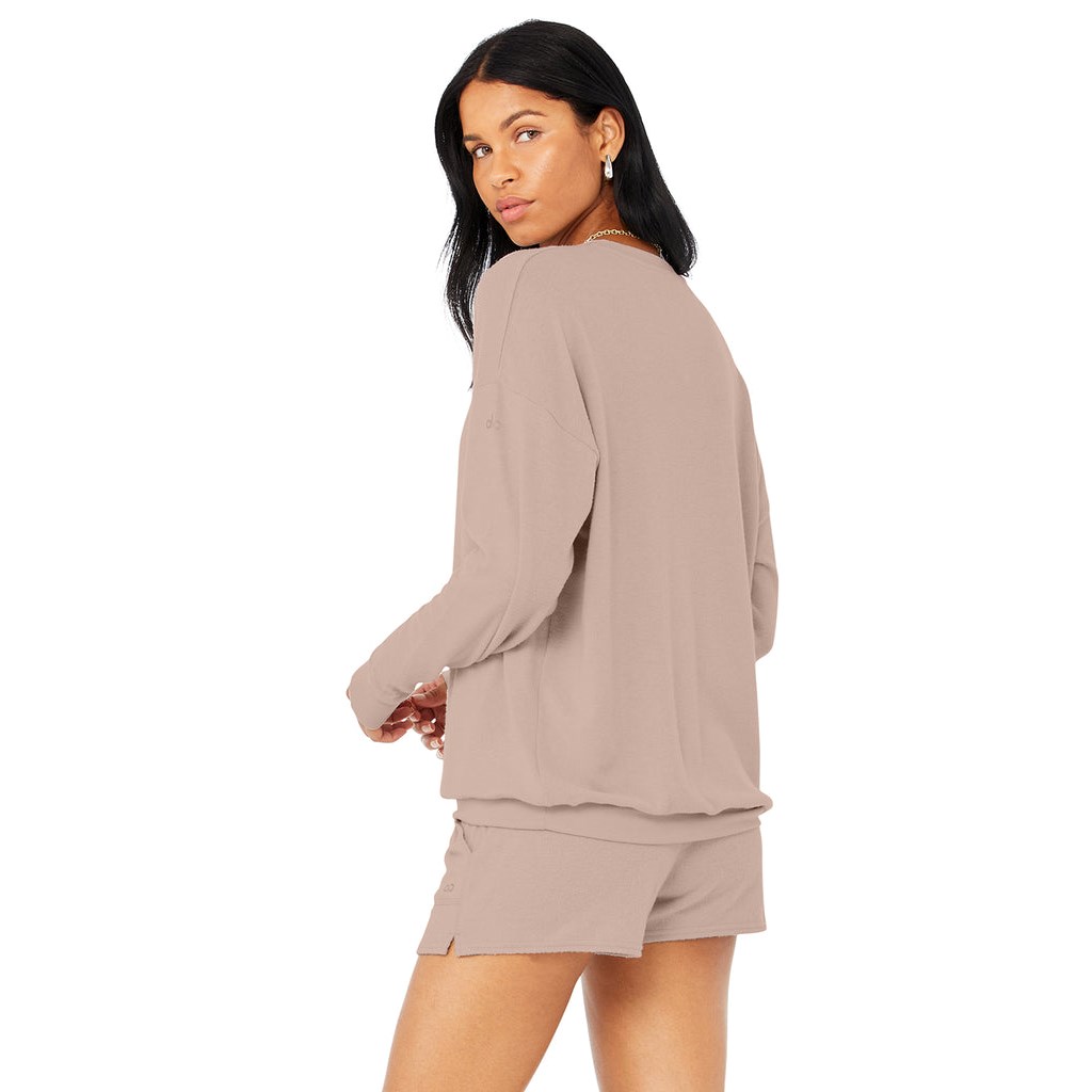 Pullover Alo Yoga Soho Mujer Rosas | JLRY30698