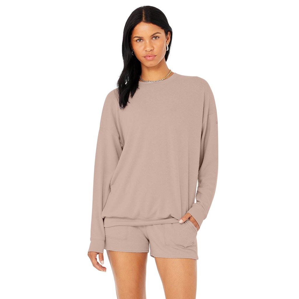 Pullover Alo Yoga Soho Mujer Rosas | JLRY30698