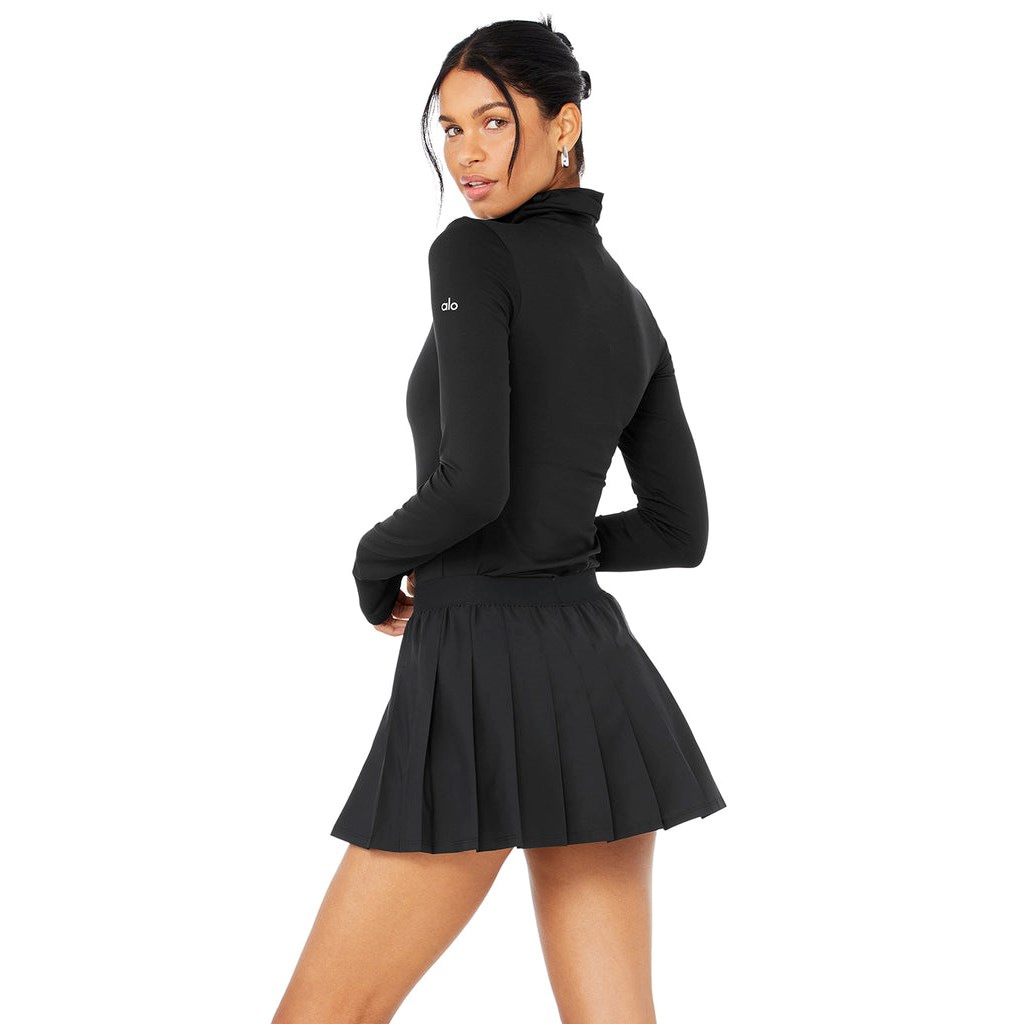 Ropa Alo Yoga Alosoft Protection Turtleneck Mujer Negros | WTMU84925
