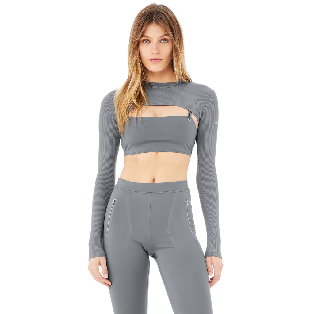Ropa Alo Yoga Thrill Seeker Shrug Mujer Azules | VUYM63578