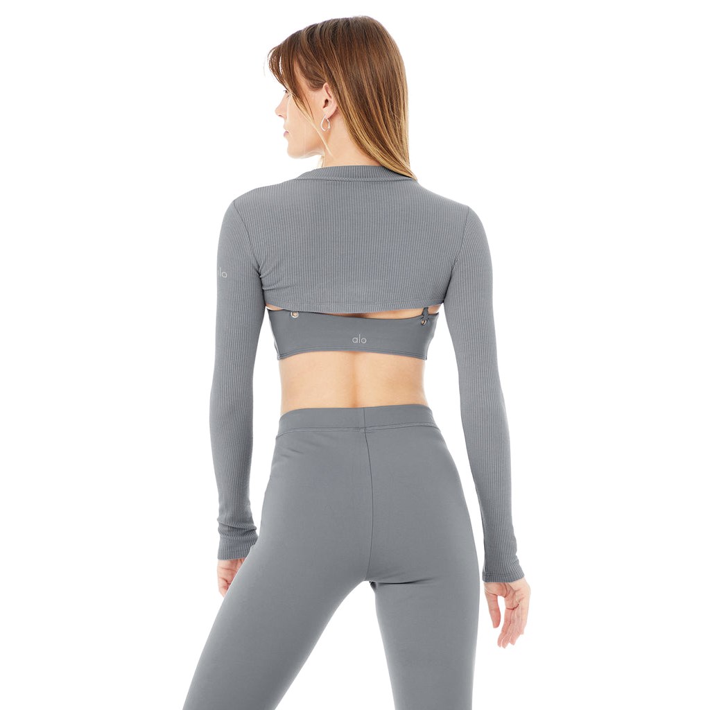 Ropa Alo Yoga Thrill Seeker Shrug Mujer Azules | VUYM63578