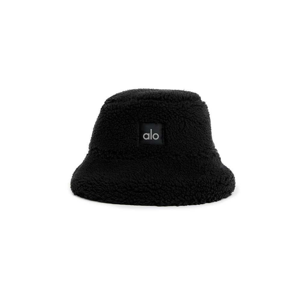 Sombreros Alo Yoga Foxy Sherpa Bucket Mujer Negros | QYGF20683