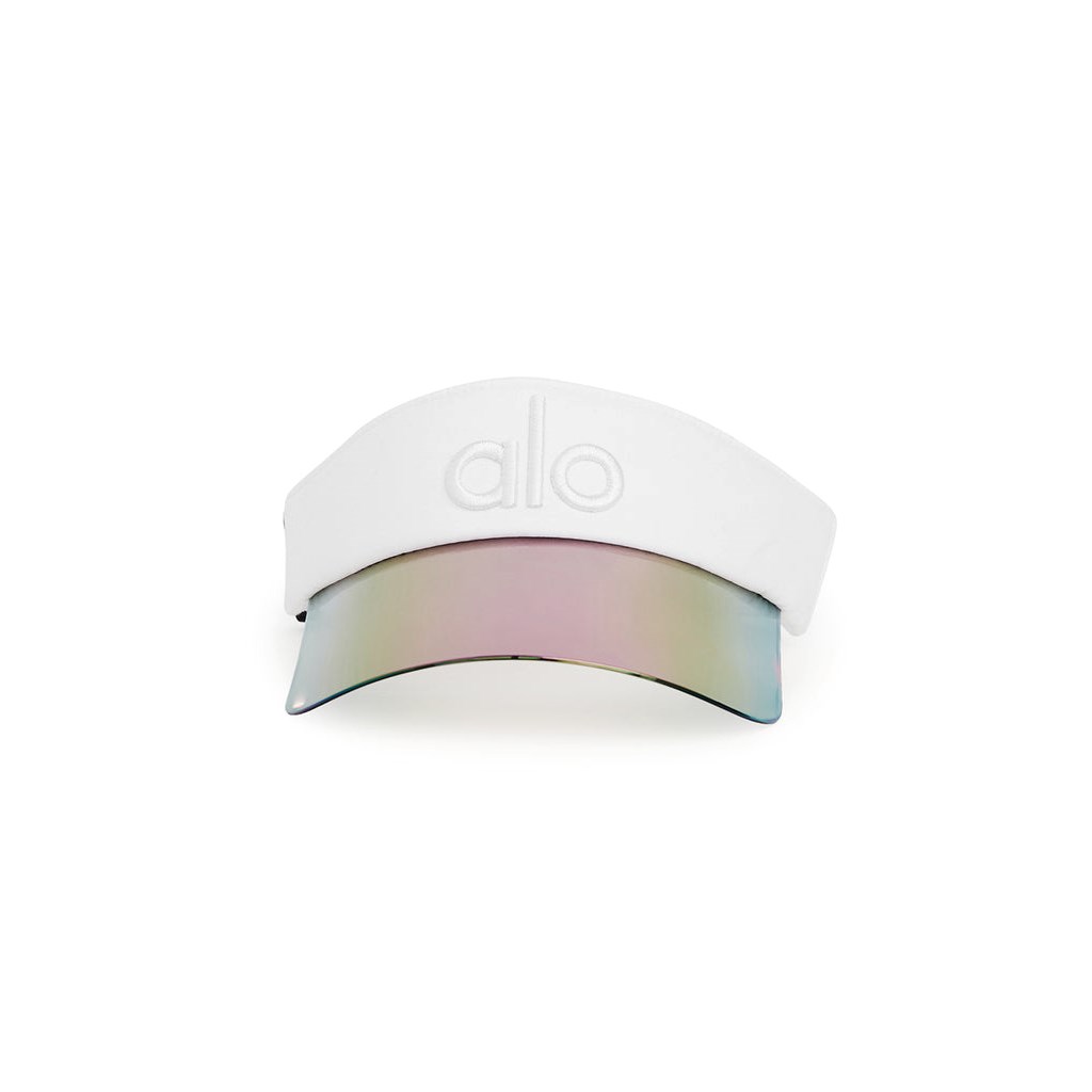Sombreros Alo Yoga Solar Visor Mujer Blancos | HNJG80235