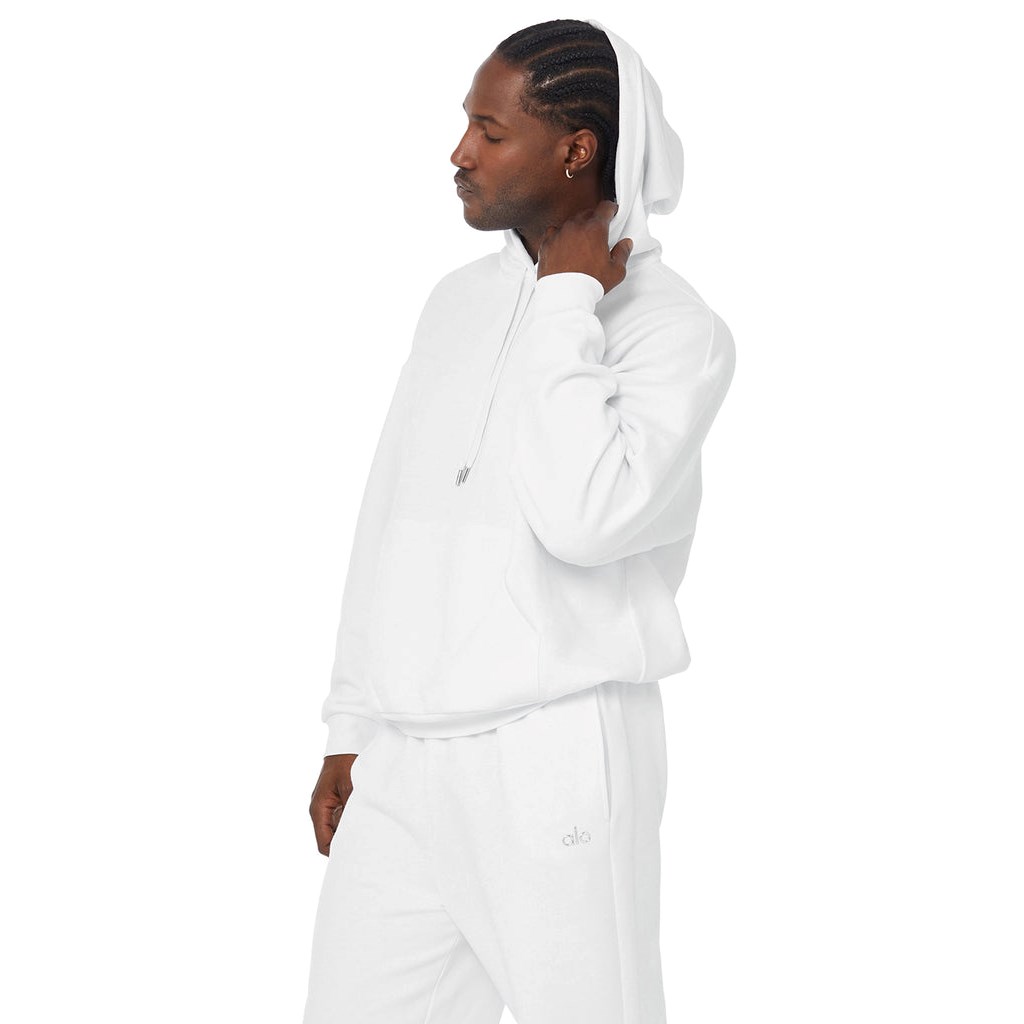 Sudadera Con Capucha Alo Yoga Accolade Hombre Blancos | USOG53186