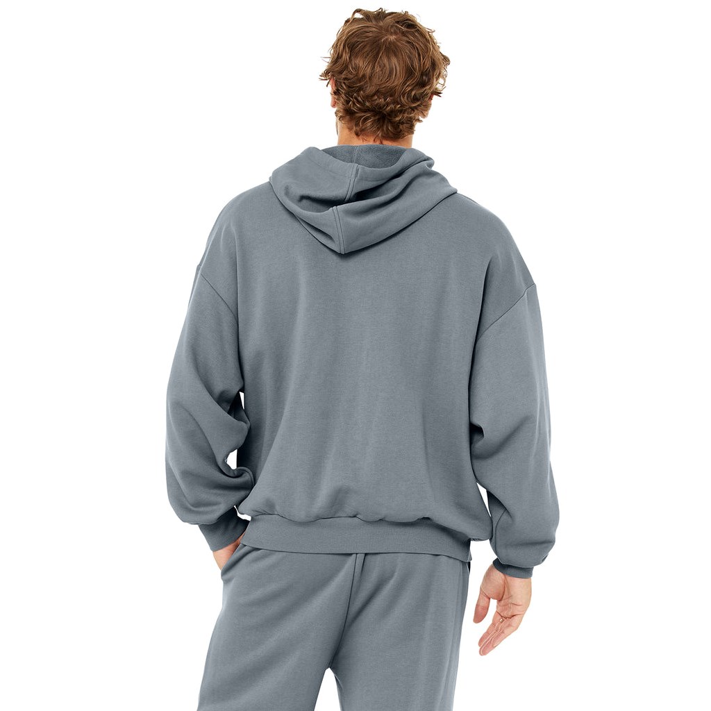 Sudadera Con Capucha Alo Yoga Accolade Hombre Azules | VEMC12390