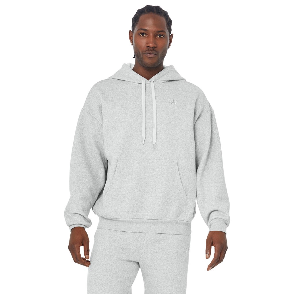 Sudadera Con Capucha Alo Yoga Accolade Hombre Grises | YKDU39270