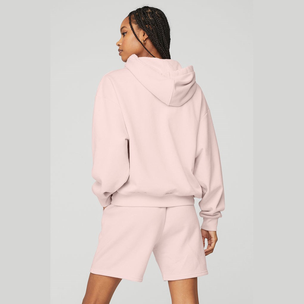 Sudadera Con Capucha Alo Yoga Accolade Mujer Rosas | FMSZ36708