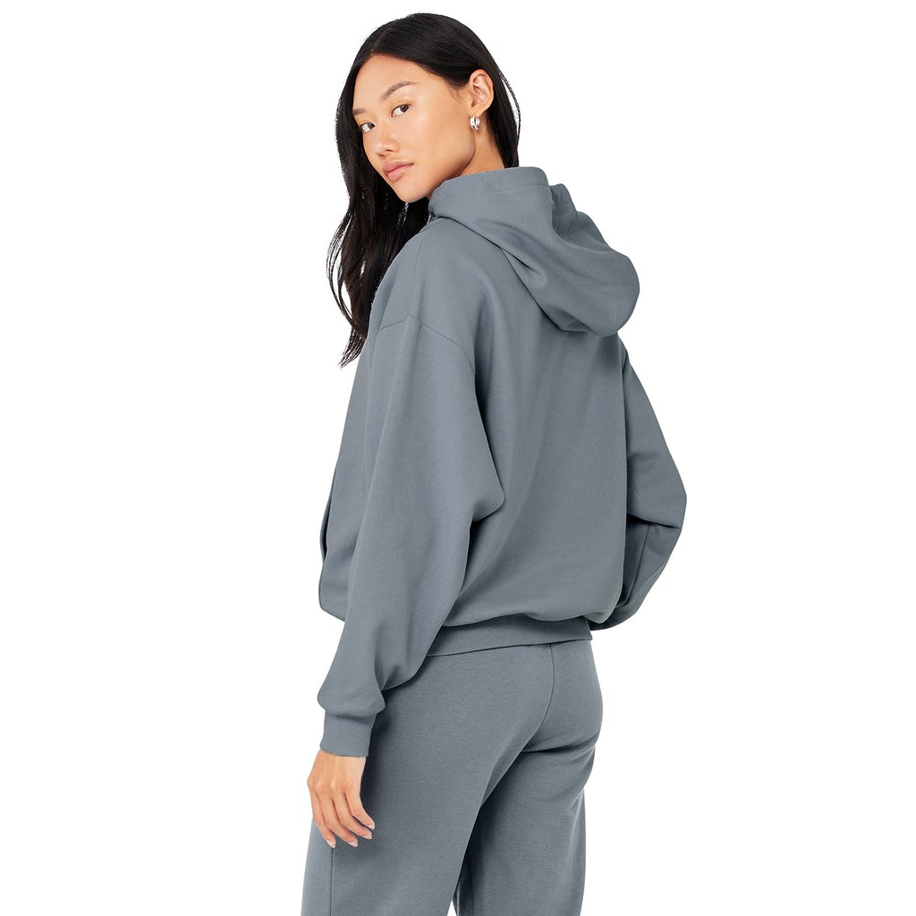 Sudadera Con Capucha Alo Yoga Accolade Mujer Azules | KZOI32914