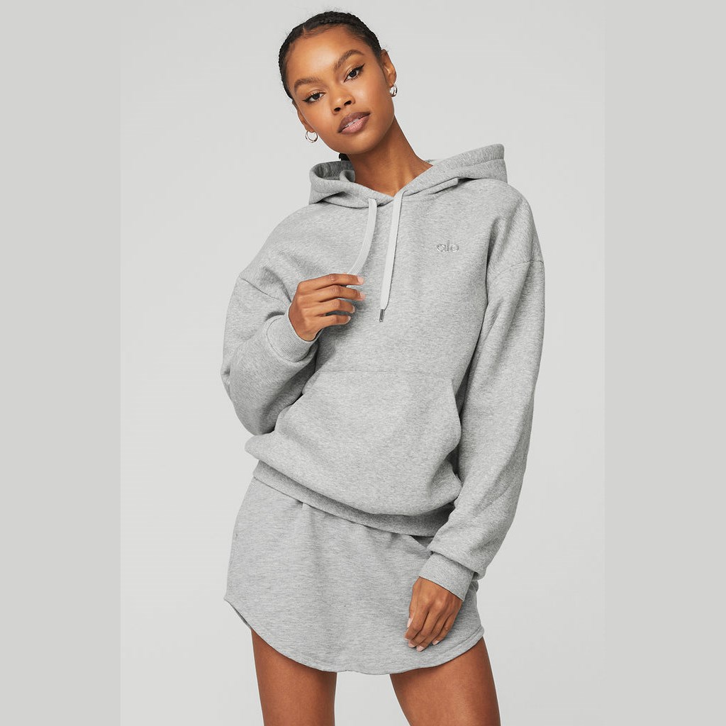 Sudadera Con Capucha Alo Yoga Accolade Mujer Grises | LTPK60429