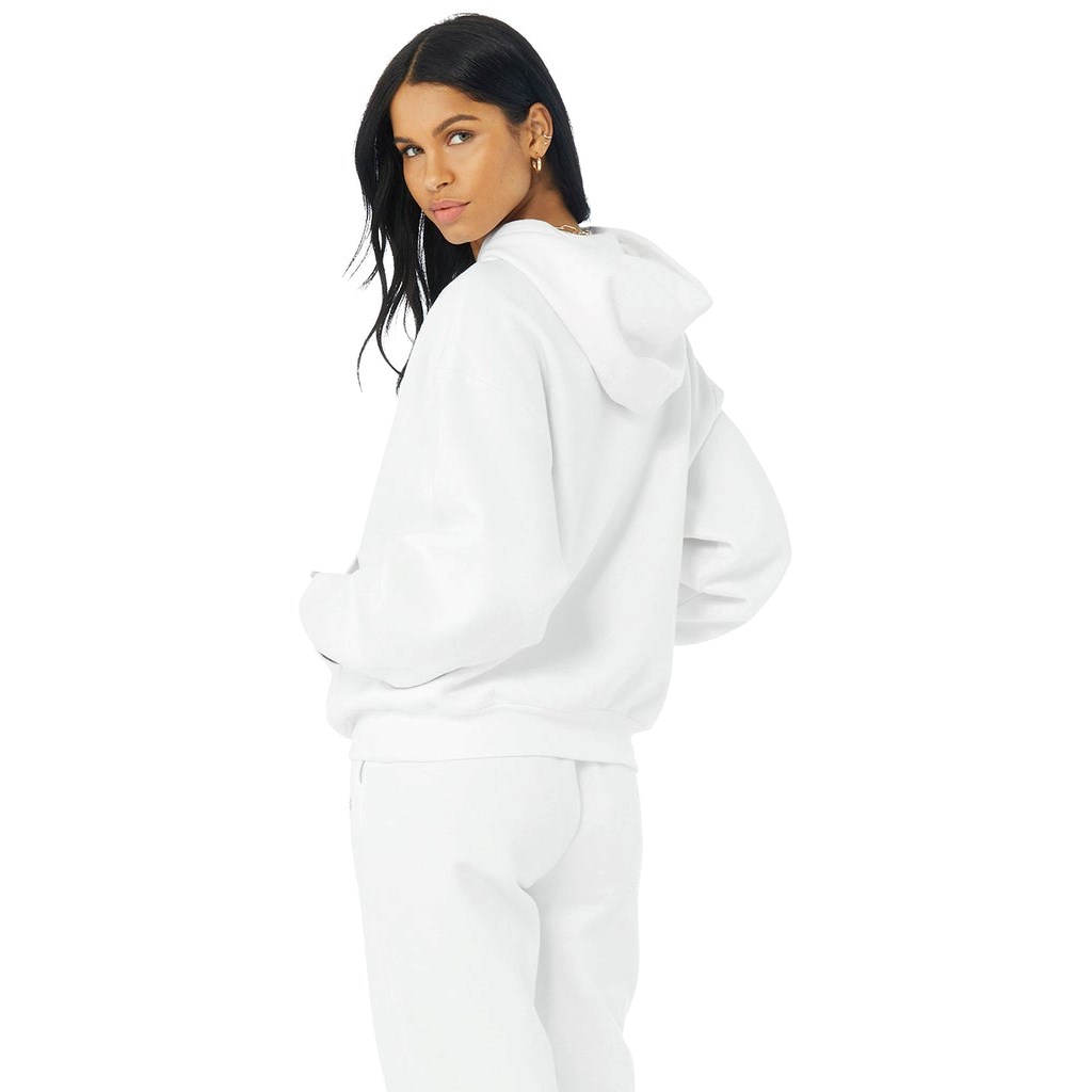 Sudadera Con Capucha Alo Yoga Accolade Mujer Blancos | TADC39862