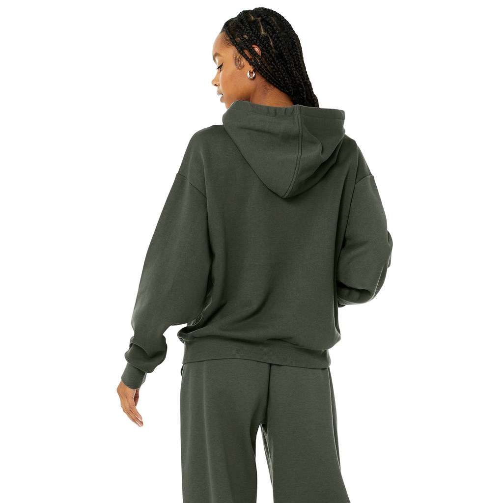 Sudadera Con Capucha Alo Yoga Accolade Mujer Verdes | TYJH95601
