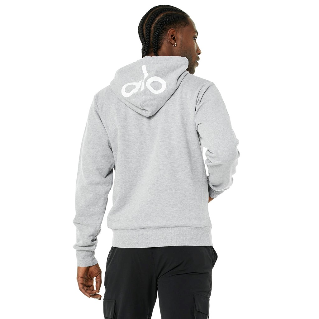 Sudadera Con Capucha Alo Yoga Caliber Hombre Grises | ZDNW05927