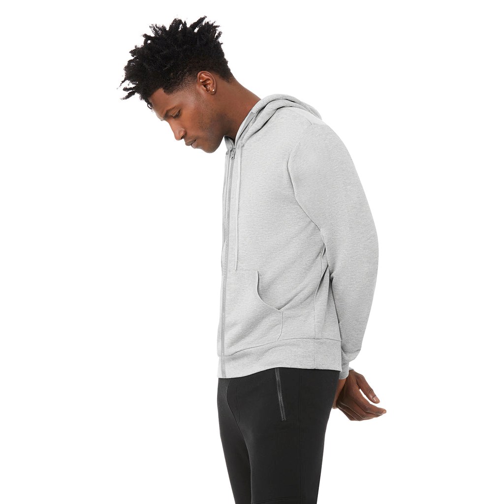 Sudadera Con Capucha Alo Yoga Caliber Zip Hombre Grises | RPXN56139