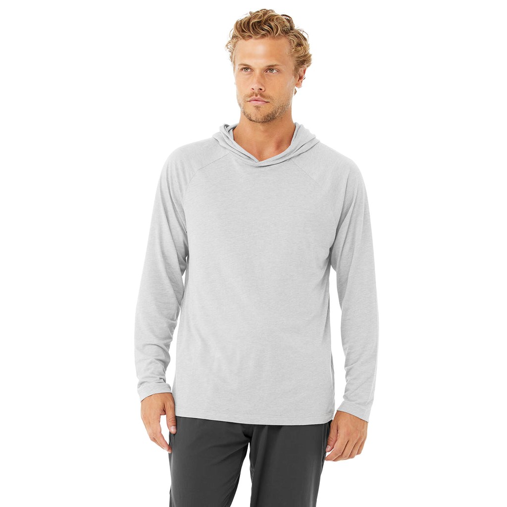 Sudadera Con Capucha Alo Yoga Core Encapuchado Runner Long Sleeve Hombre Grises | SKGN81297