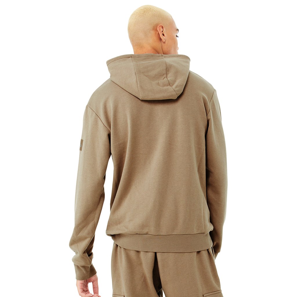 Sudadera Con Capucha Alo Yoga Highline Hombre Beige | QGCD65238
