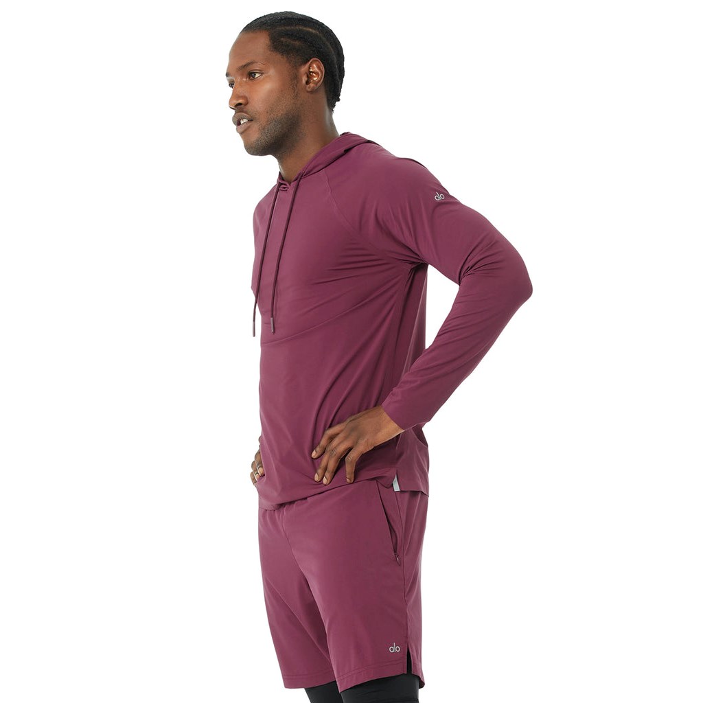 Sudadera Con Capucha Alo Yoga Idol Encapuchado Runner Hombre Rojos | SBTW63751