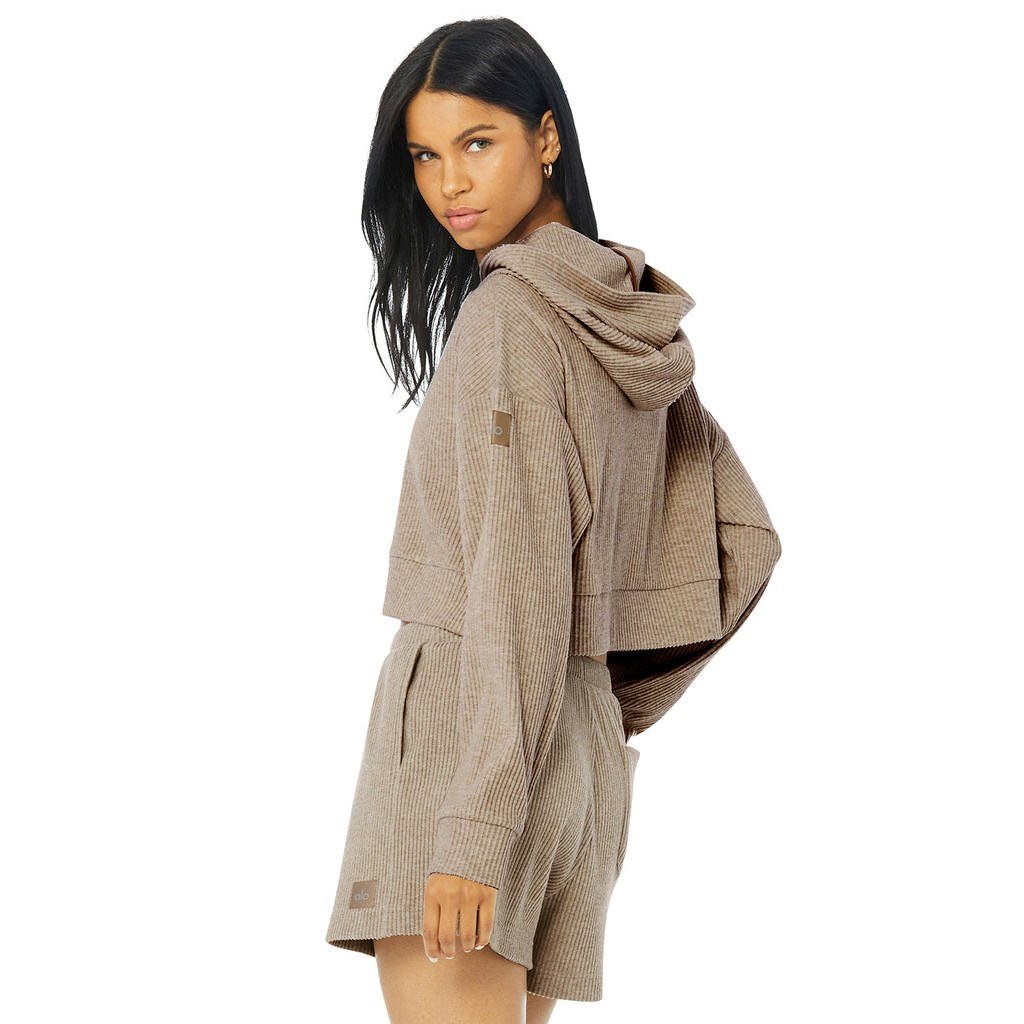 Sudadera Con Capucha Alo Yoga Muse Mujer Beige | HCZG35782