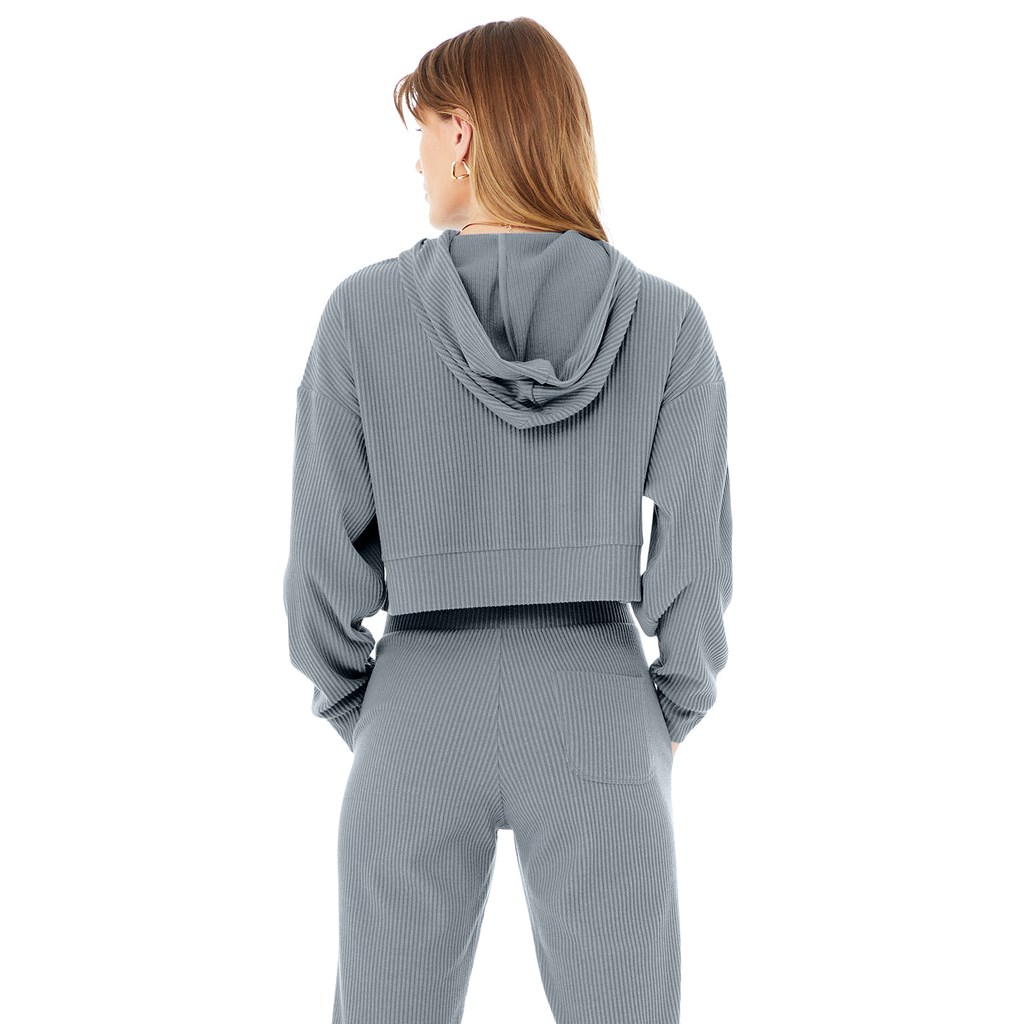 Sudadera Con Capucha Alo Yoga Muse Mujer Azules | NIMP92631