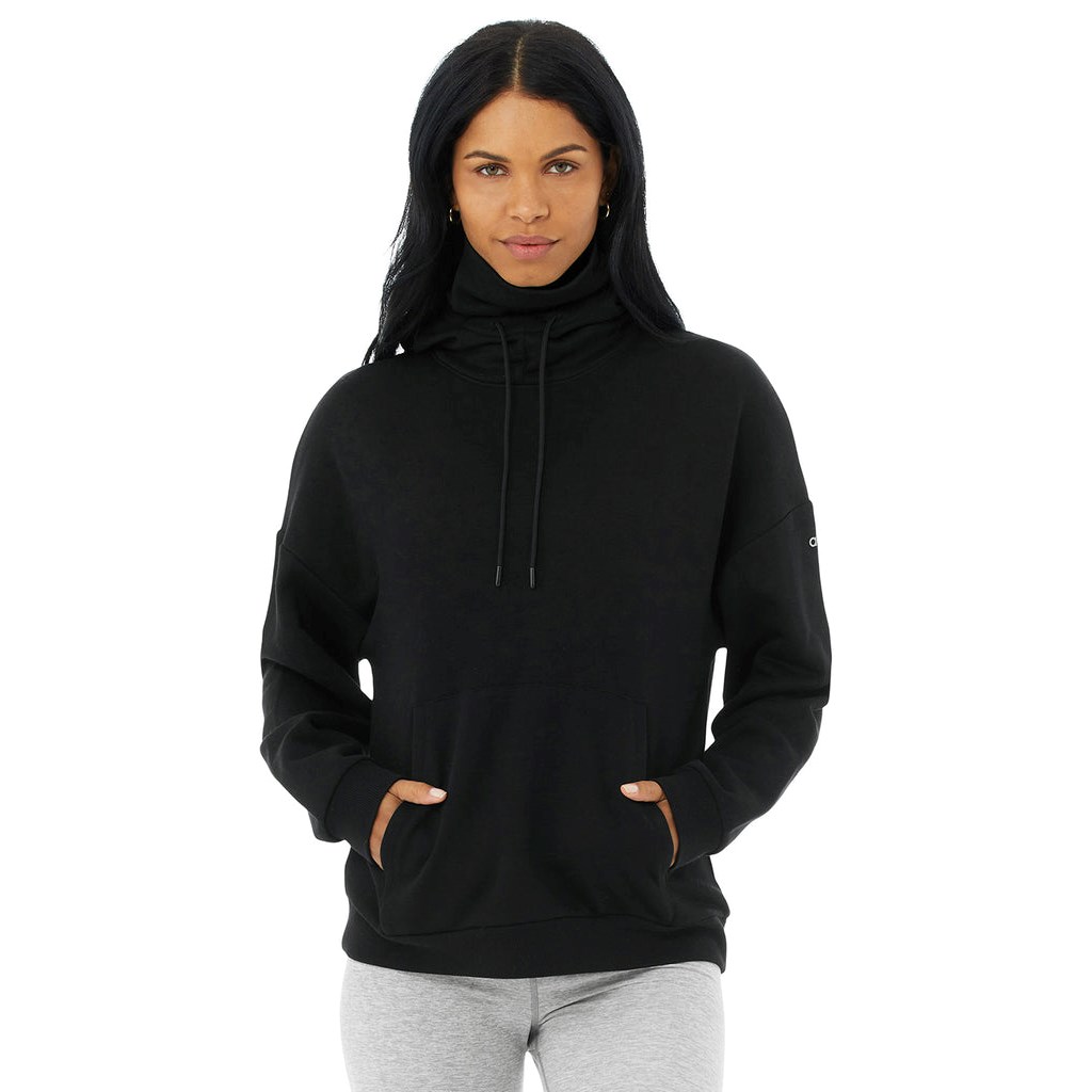 Sudadera Con Capucha Alo Yoga Protection Mujer Negros | XGKA12749