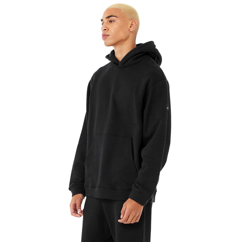 Sudadera Con Capucha Alo Yoga Renown Hombre Negros | GSIW26875