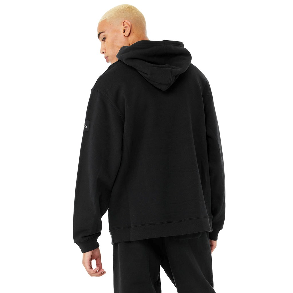 Sudadera Con Capucha Alo Yoga Renown Hombre Negros | GSIW26875