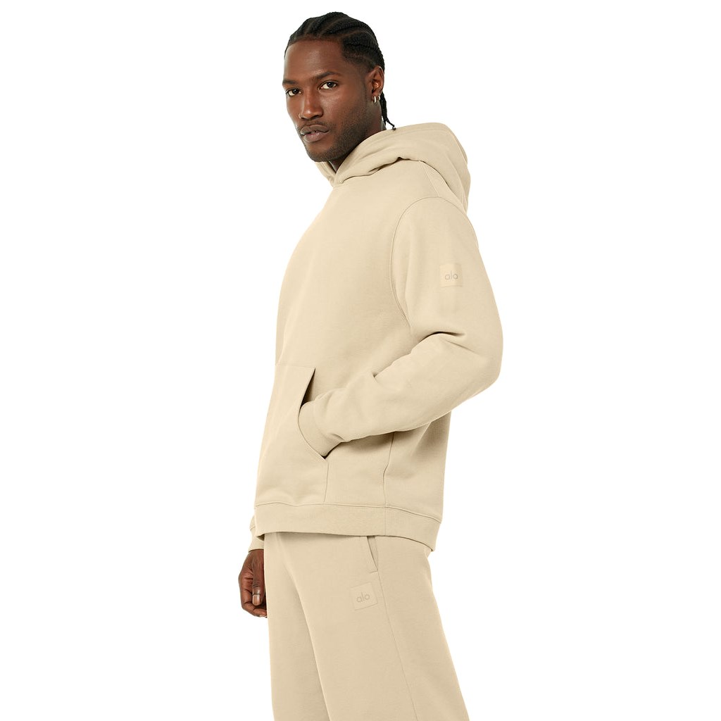 Sudadera Con Capucha Alo Yoga Renown Hombre Beige | JXPI29047