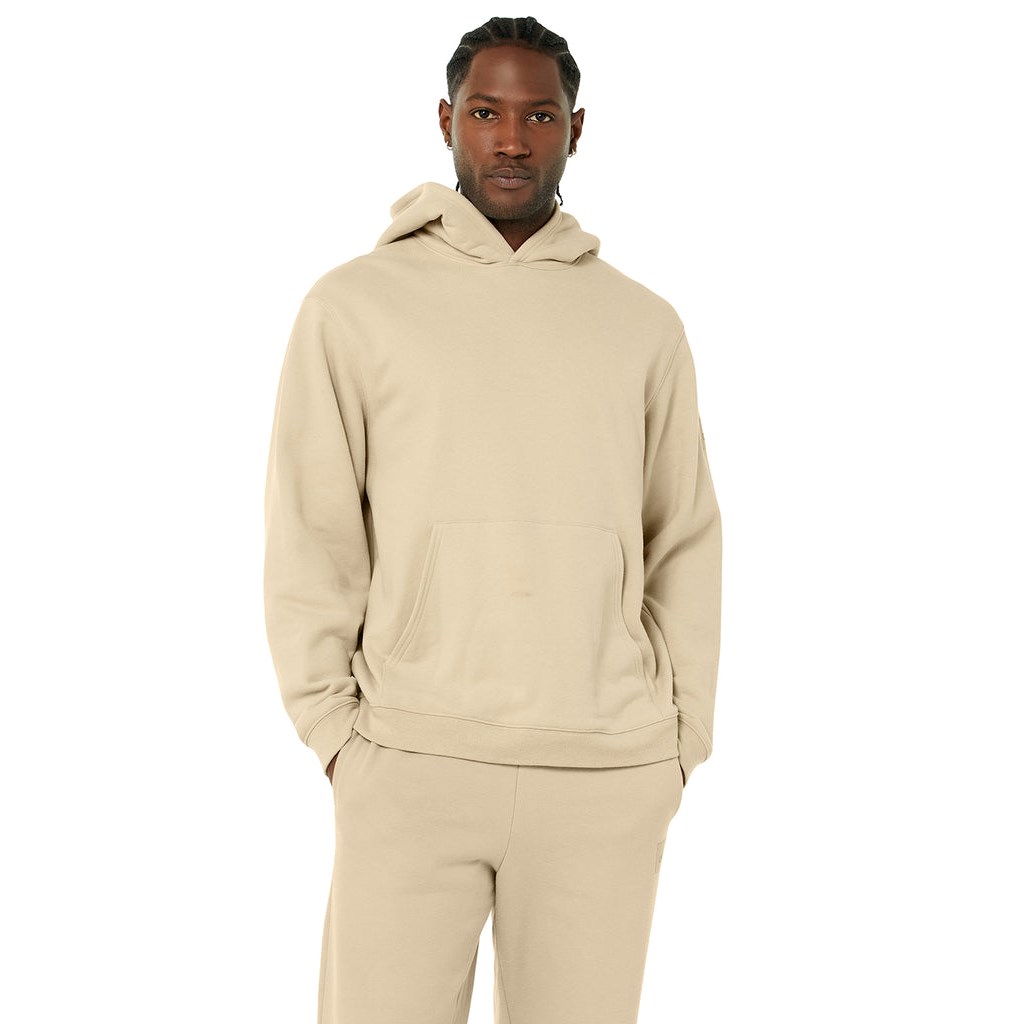 Sudadera Con Capucha Alo Yoga Renown Hombre Beige | JXPI29047