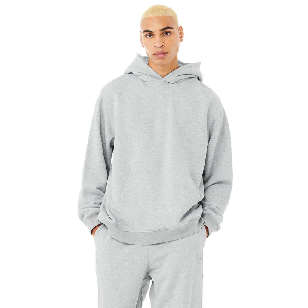 Sudadera Con Capucha Alo Yoga Renown Hombre Grises | TZUC56821