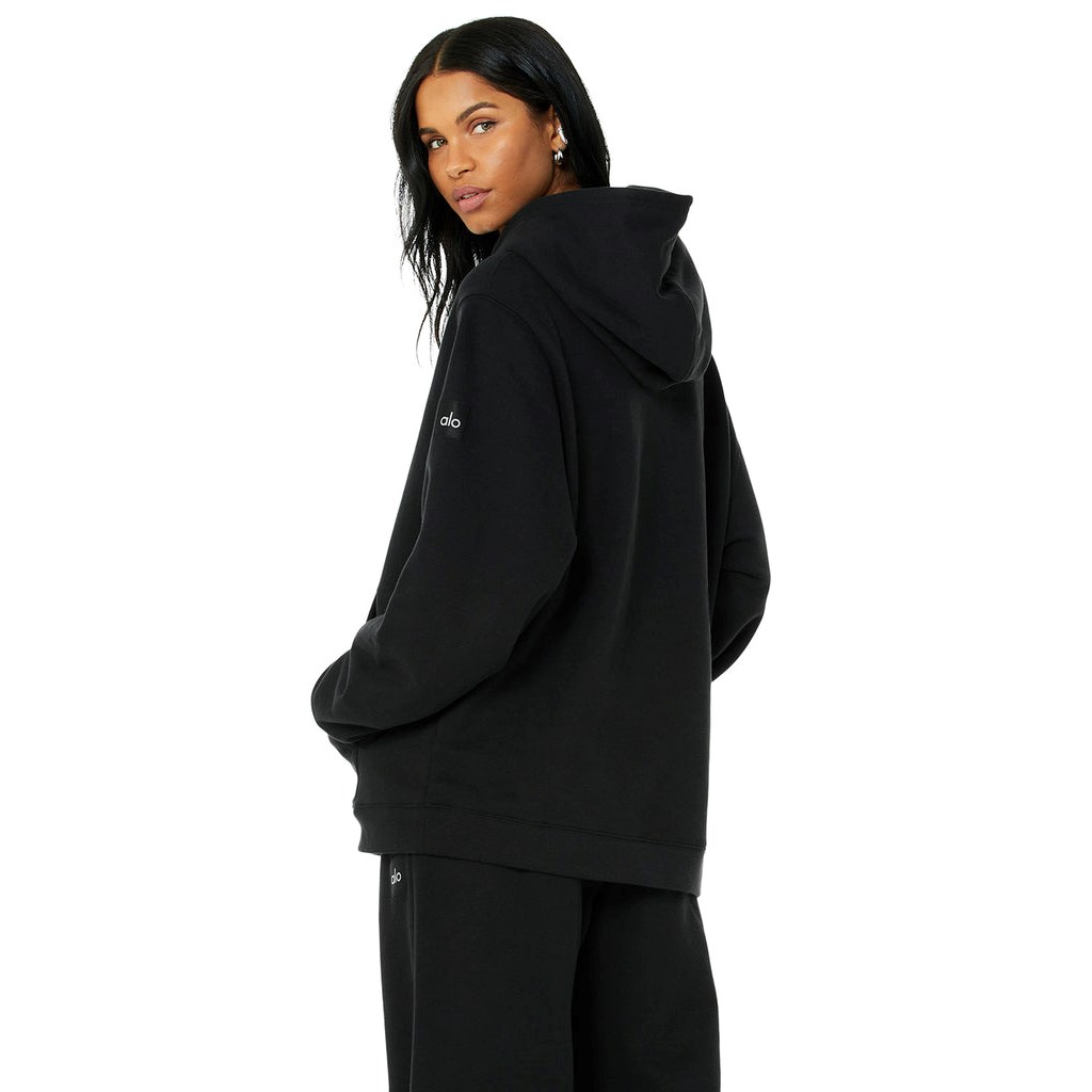 Sudadera Con Capucha Alo Yoga Renown Mujer Negros | GFNC80243