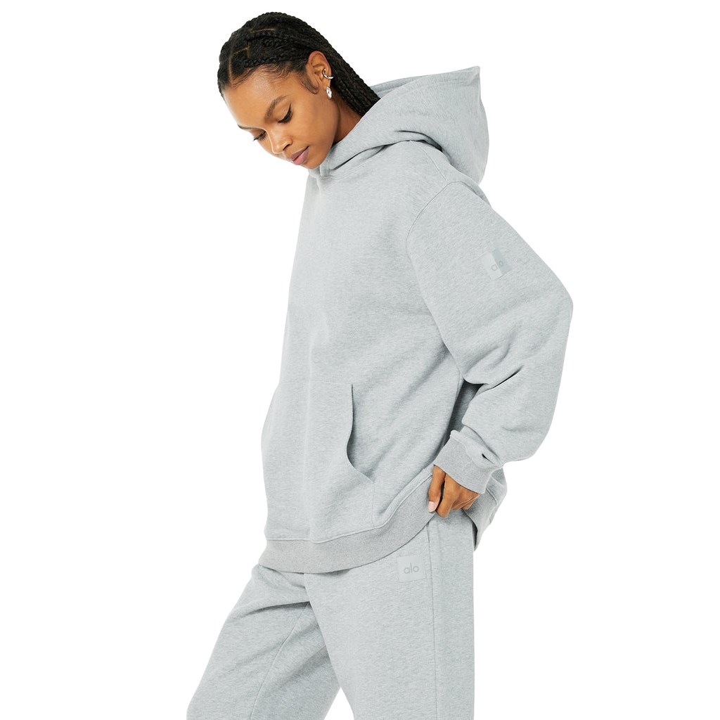 Sudadera Con Capucha Alo Yoga Renown Mujer Grises | KEMX12783