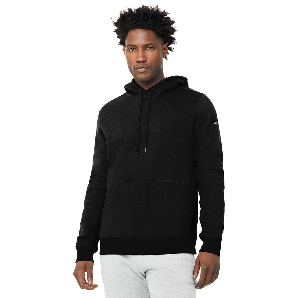 Sudadera Con Capucha Alo Yoga Runyon Hombre Negros | CORS96415