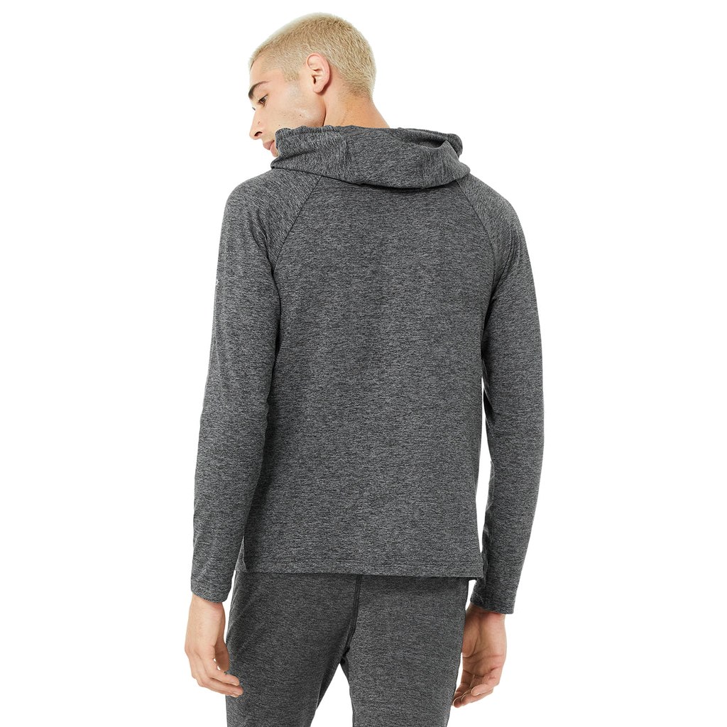 Sudadera Con Capucha Alo Yoga The Conquer Hombre Grises | BKHO24631