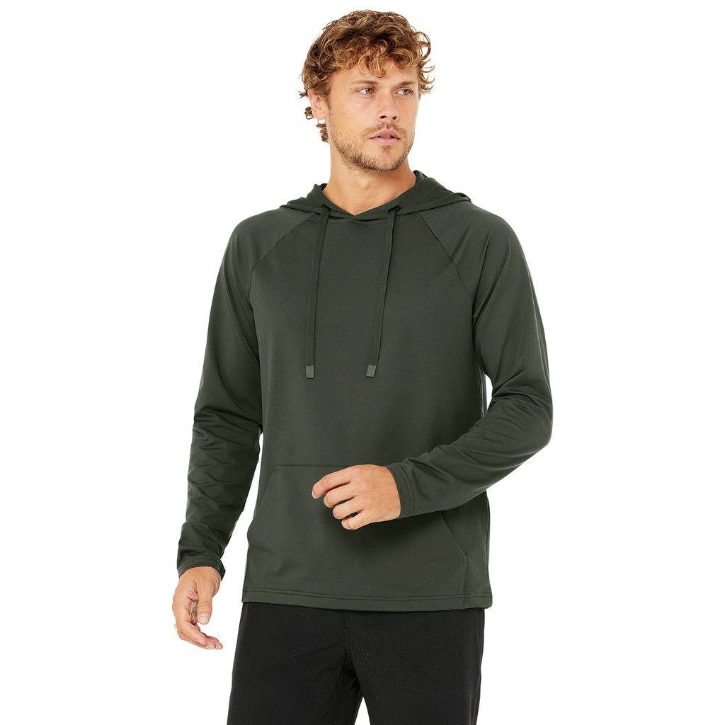 Sudadera Con Capucha Alo Yoga The Conquer Hombre Verdes | LAPY90871