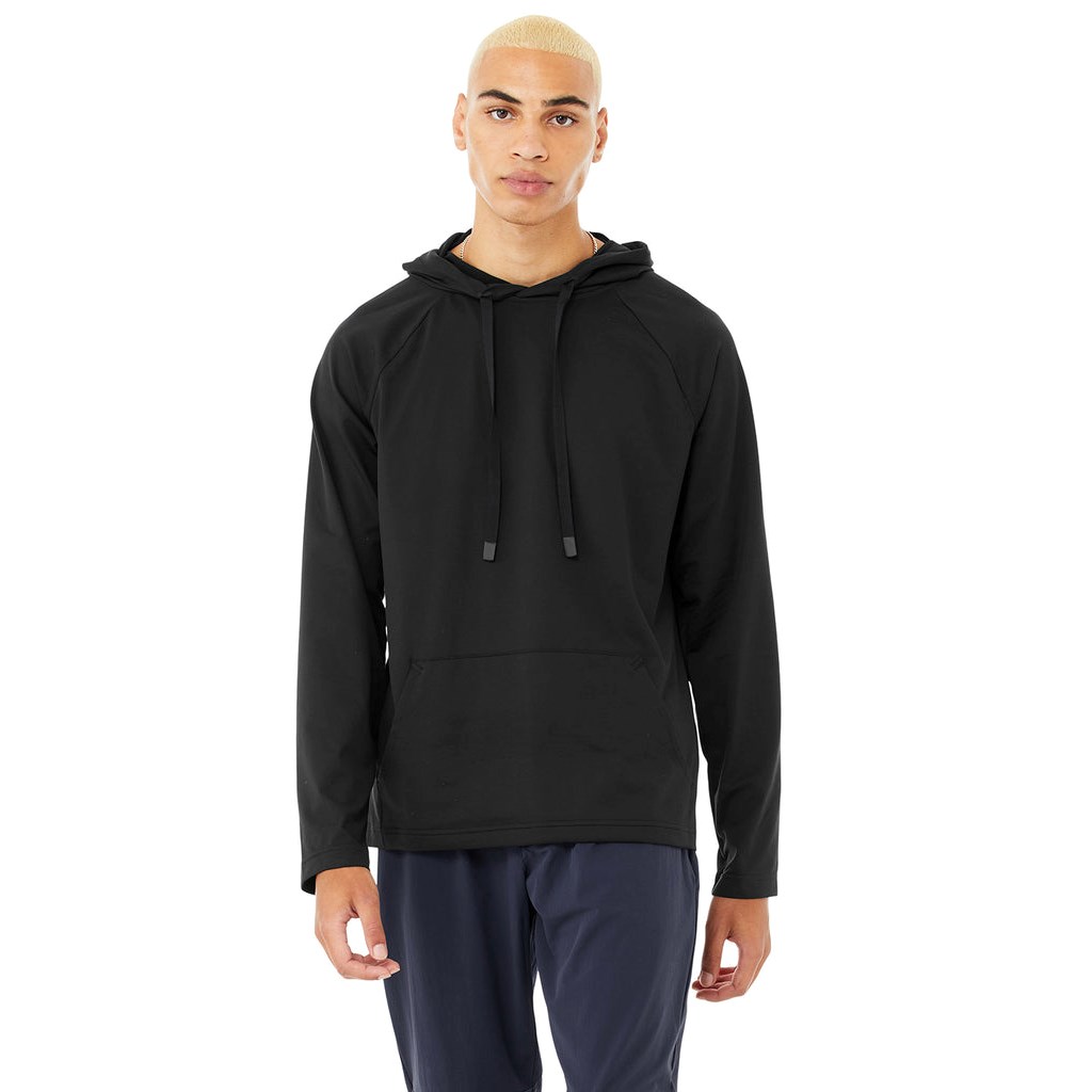 Sudadera Con Capucha Alo Yoga The Conquer Hombre Negros | MCYT86357