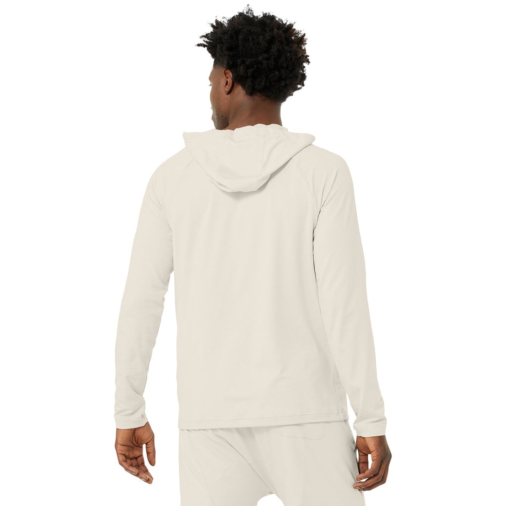 Sudadera Con Capucha Alo Yoga The Conquer Hombre Beige | XAJU92874