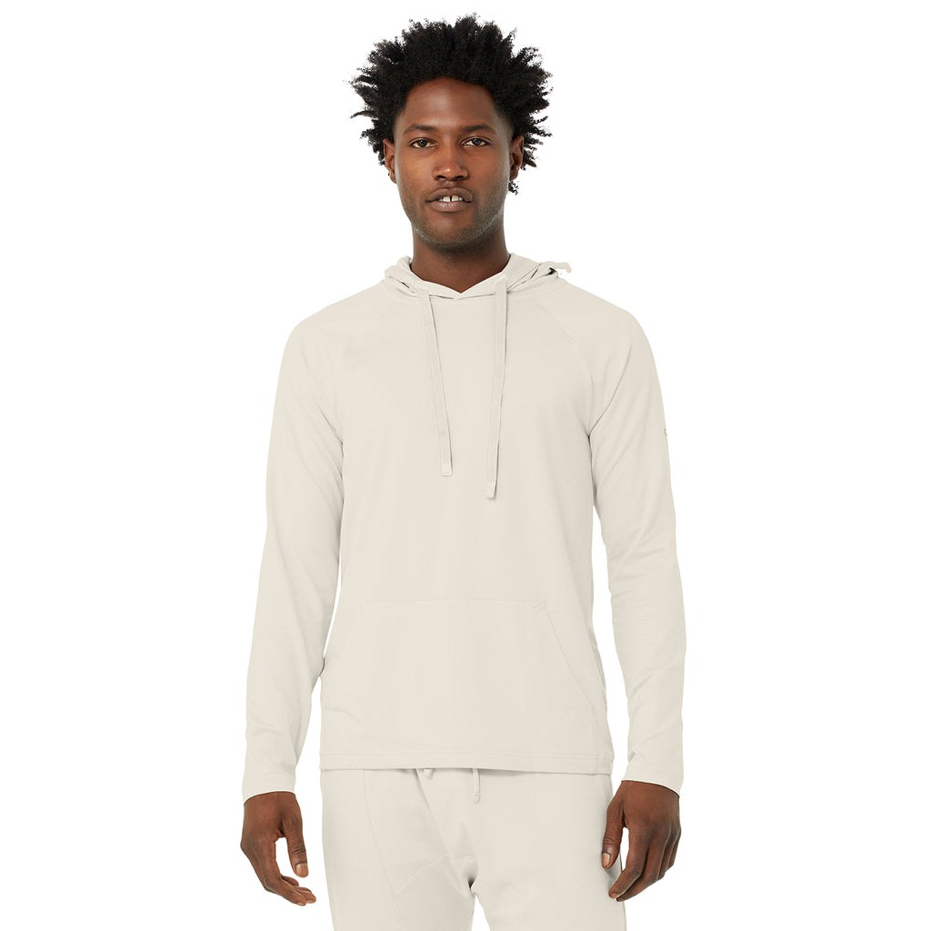 Sudadera Con Capucha Alo Yoga The Conquer Hombre Beige | XAJU92874