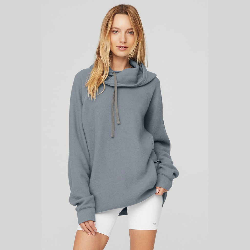 Sudadera Con Capucha Alo Yoga The Triumph Mujer Azules | MNHY59140