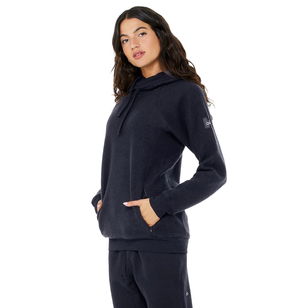 Sudadera Con Capucha Alo Yoga The Triumph Mujer Azul Marino | OTMD57184