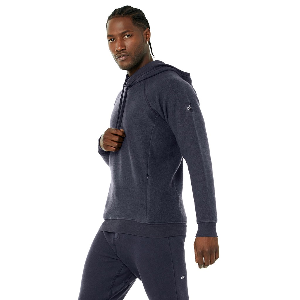 Sudadera Con Capucha Alo Yoga The Triumph Hombre Azules | UNVA28314