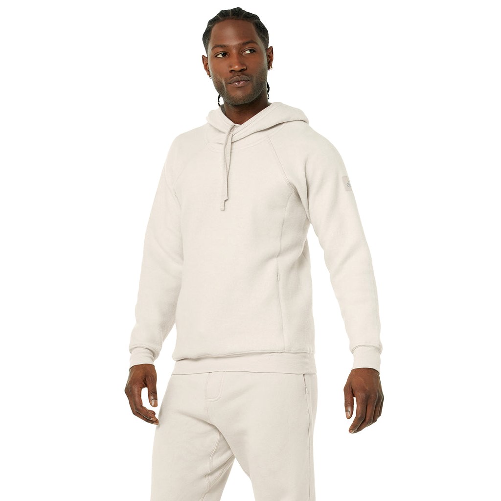 Sudadera Con Capucha Alo Yoga The Triumph Hombre Beige | VDKM01468