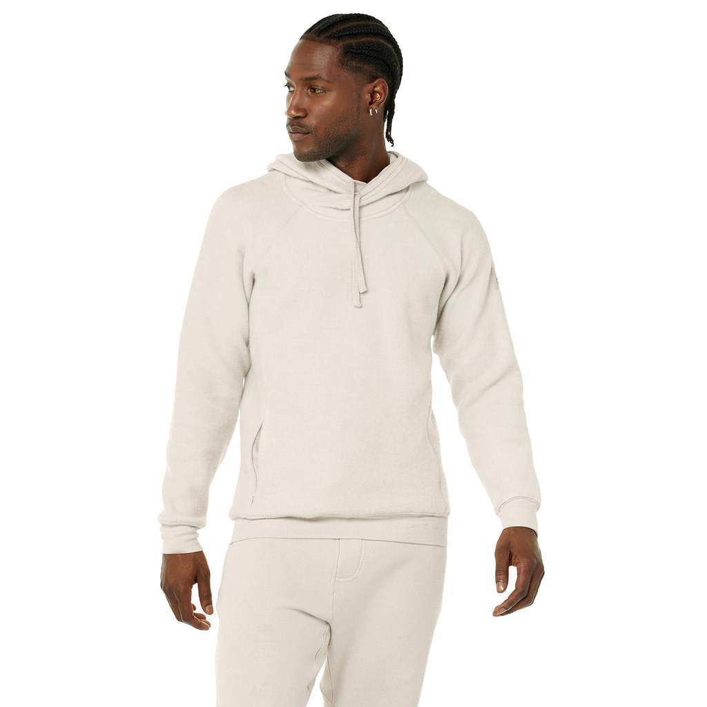 Sudadera Con Capucha Alo Yoga The Triumph Hombre Beige | VDKM01468