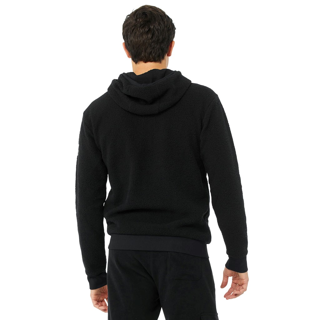 Sudadera Con Capucha Alo Yoga Unisex Sherpa Hombre Negros | ZBOL08792