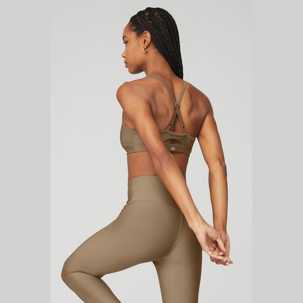 Sujetadores Deportivos Alo Yoga Airlift Intrigue Mujer Beige | BNHD49183